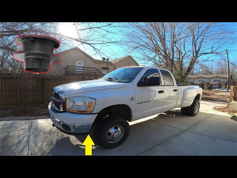 Amazon 2.5\" leveling kit on my 06 Dodge Cummins