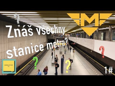 1# ZNÁŠ VŠECHNY STANICE NA LINCE B? | TEST [4K]