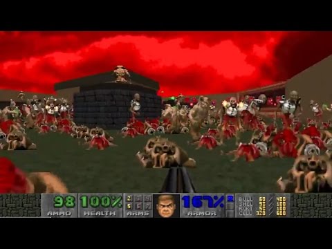 Doom II Chillax - Map 10 UV-MAX [TAS] in 14:58
