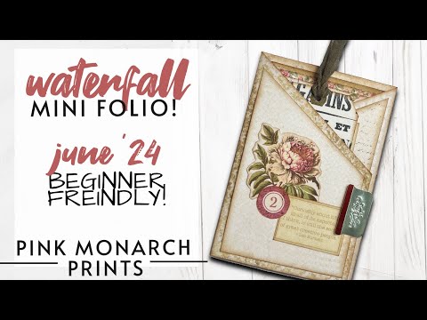 Perfect Crafting Day - Craft with me and make this Waterfall Folio - June 2024