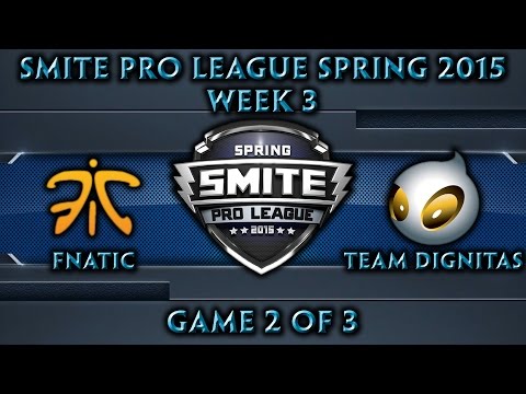 Smite Pro League: EU Week 3 - Fnatic vs. Dignitas (Game 2 of 3)