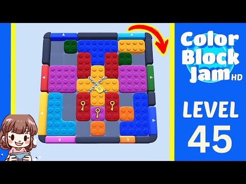 Color Block Jam Level 45 Solution Walkthrough