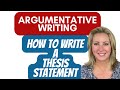 How to Write a Thesis Statement | Argumentative Essay