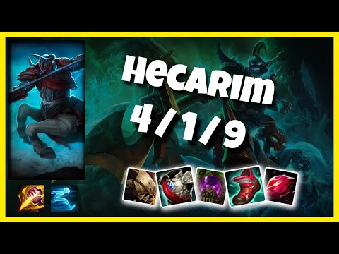 Hecarim vs Kayn BR Challenger JUNGLE (4/1/9) - v11.5
