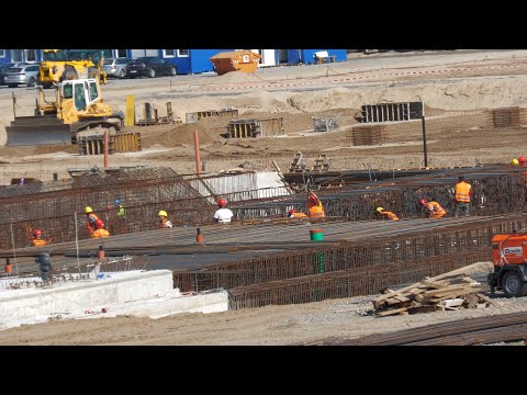 TESLA / Gigafactory4 / 13.07.2021 / 4K / 2. Runde Betonguss - Teil 2