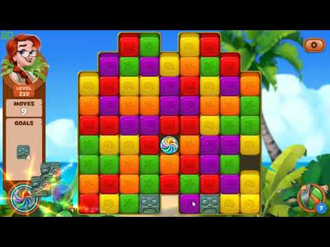 Lost Island Blast Adventure level 219