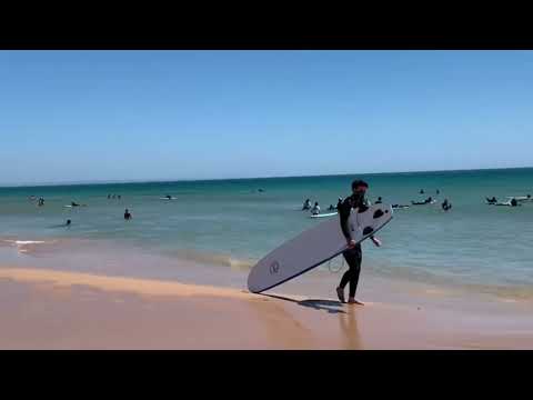 Portugal Beach Walking Tour Cascais Praia de Carcavelos Beach