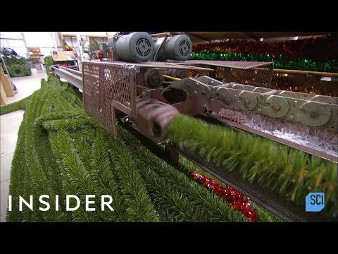 How Artificial Christmas Trees are Made