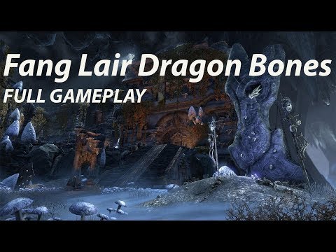 ESO Fang Lair Dragon Bones DLC - Veteran Dungeon Gameplay