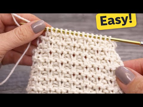 Inverted Pi Stitch Knitting Pattern | Soft Lightweight Fabri