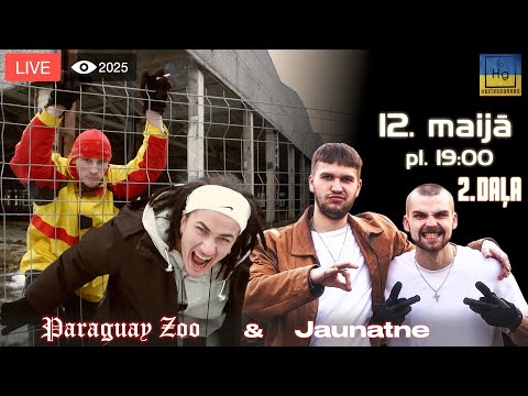 DZĪVSUDRABS LIVE #16 - Paraguay Zoo & Jaunatne (2. daļa)