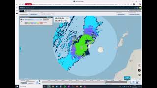 As&iacute; avanza la Borrasca Francis desde el oeste del archipi&eacute;lago