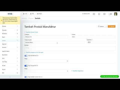 Update Penyesuaian Fitur Manufaktur Bertingkat Sesuai Paket Langganan
