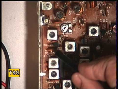 Audioline 341,  UK (27/81 band) CB radio (Mobile). VCO & transmitter Alignment