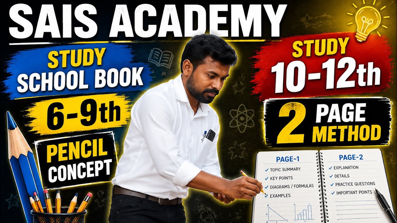 TNPSC 6-12th REVISIONS CHECKING METHOD PENCIL METHOD TRY பண்ணி பாருங்க EASY METHOD தான் 🔥🔥🔥🔥😎