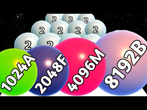 Ball Run Infinity vs Bump Merge 2048 - Gameplay Walkthrough (Max Level, Math Games) New Update
