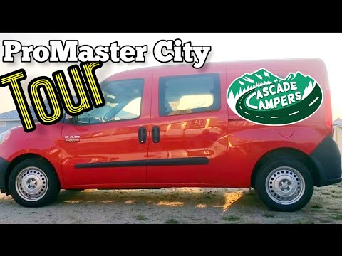 TOUR | Cascade Campers | Ram ProMaster City | Affordable Micro Van Camper