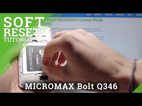 Soft Reset MICROMAX Canvas Pulse - How to Remove Battery