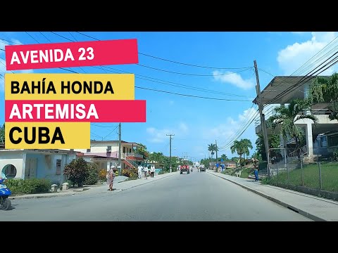 Video de Bahía Honda manejando por Artemisa Cuba