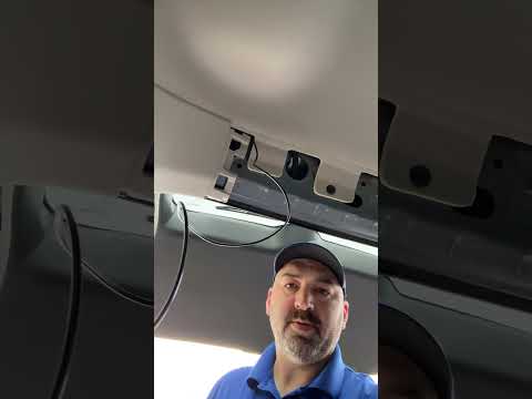 Rear dash cam install hatch