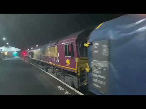 66006 on Margam-Round Oak steel Through Stourbridge Junction 07/12/21