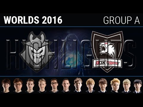 G2 Esports vs ROX Tigers  Highlights, S6 World Championship 2016 Week 2 Group A Day 5, G2 vs ROX
