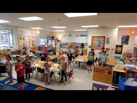 pledge of allegiance, Kindergarten style!