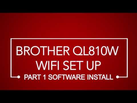 Brother QL810W Wireless Install Only | Part 1