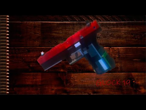 Glock 19 из базовых деталек лего!