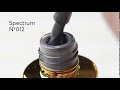 FOX Spectrum gel varnish No. 012 (dark gray, enamel), 7 ml