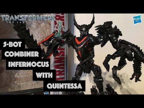 INFERNOCUS || Transformers: The Last Knight Mission To Cybertron Infernocus Combiner Review