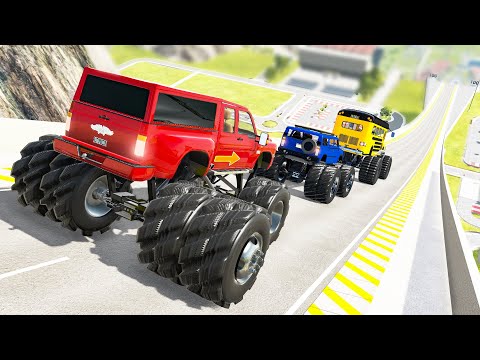 Сars High Jumping Crashes #9 - Beamng drive
