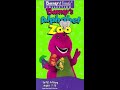 Barney Barney S Alphabet Zoo 1994 Vhs Rip