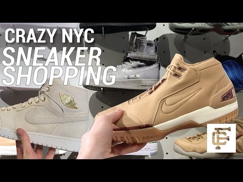 CRAZY SNEAKERS! NEW YORK CITY SNEAKER SHOPPING
