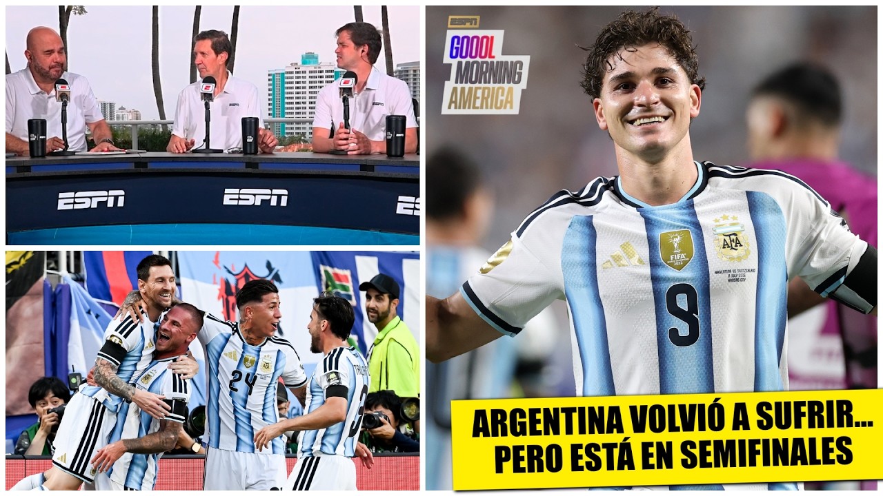 ARGENTINA y MESSI están en SEMIFINALES con más SUERTE que FÚTBOL tras vencer a SUIZA | Goool Morning