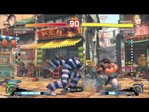 Air [Ryu] vs gatorinnguru [Cody] SSF4 Japanese Online Ranked Matches - TRUE-HD