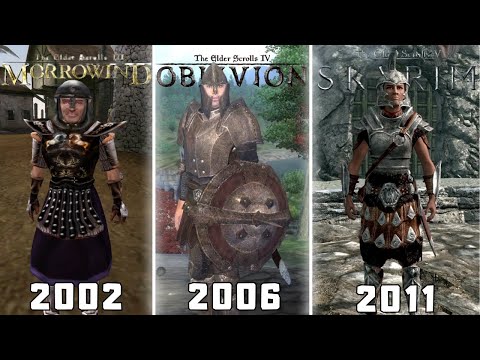 Morrowind vs Oblivion vs Skyrim - Direct Comparison