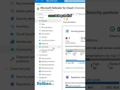 Learn Microsoft defender for cloud in 60 Seconds | One Minute of Azure