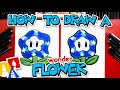How To Draw The Wonder Flower From Mario Bros Wonder