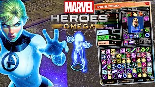 Marvel Heroes Omega Fantastic 4's INVISIBLE WOMAN.