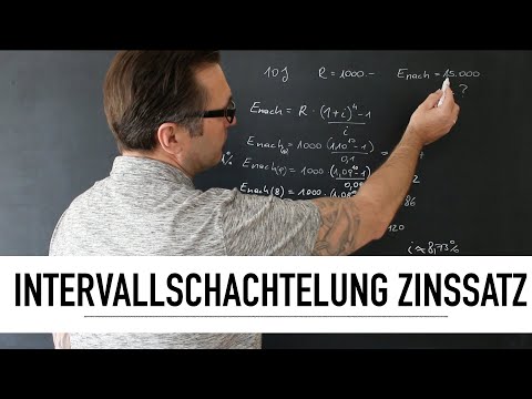Was ist die Intervallschachtelung bei der Zinssatzberechnung? | Grundlagen Finanzmathematik | Rente