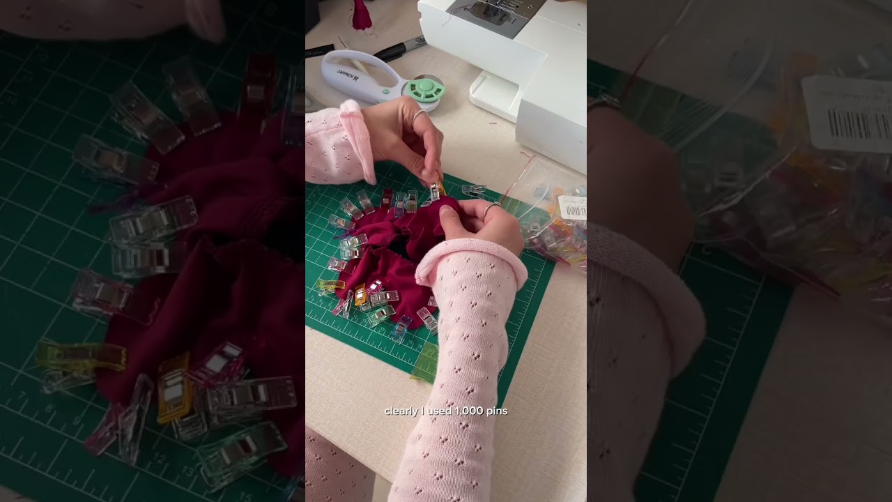 VIRAL FLOWER SCRUNCHIE TUTORIAL | easy sewing project #sewingtutorial