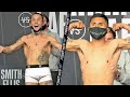 JOSH WARRINGTON FIRED UP AT WEIGH IN! STARES DOWN MAURICIO LARA IN FINAL FACE OFF (FULL WEIGH IN)