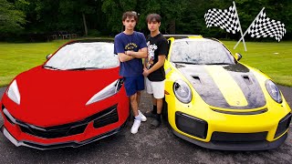 WE RACED! (2023 Corvette Z06 vs Porsche 911 GT2 RS)