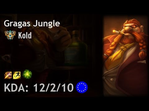 Gragas Jungle vs Lee Sin - Kold - EUW Challenger Patch 7.24