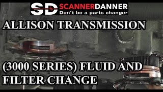 Allison Transmission (3000 series) fluid and filter change - 2001 American Coach
