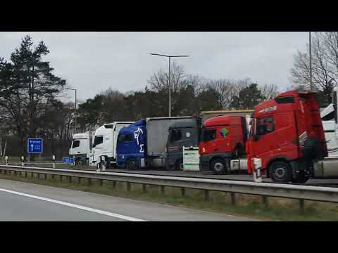 Autobahn 🛣 Highway   Dreieck A7 Volkspark Hamburg  Richtung Bremen..A1..261..Bis Lilienthal Bremen.