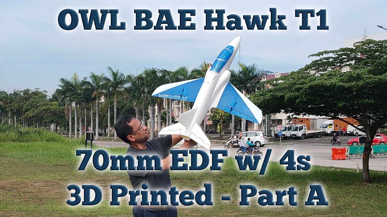OWL BAE Hawk T1 - 70mm EDF * 4s Blue Part A *