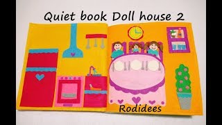 Quiet book Doll house 2