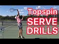 3 Drills For Better Topspin Serves (Tennis Technique Explained)